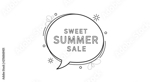Sweet Summer Sale promotional banner