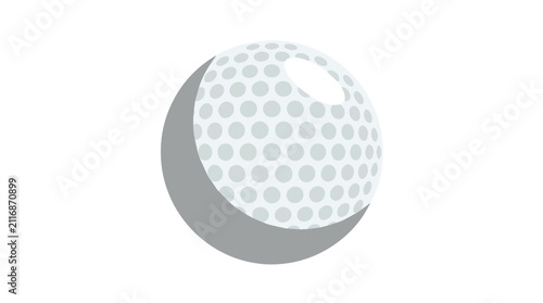 Close-up of a marble ball with white and grey colors and textured surface for gaming and recreation