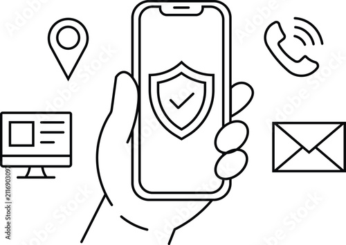 Mobile data protection and communication security