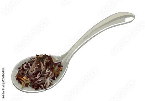 紅茶の茶葉（スプーン付き）