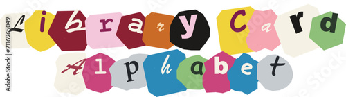 Vibrant and Playful Handmade Alphabet Letters Cut from Diverse Textured Paper Scraps, Creative Typographic Design