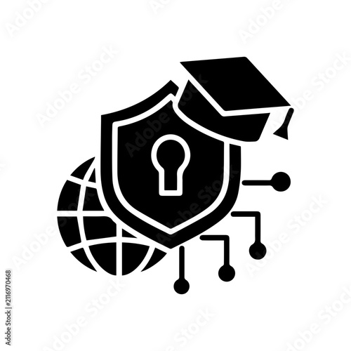 Secure Global E-Learning Icon