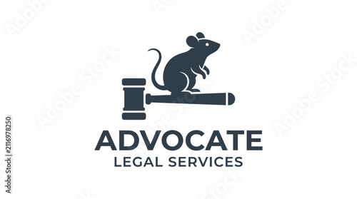 Rodent on Gavel, Legal Services Logo