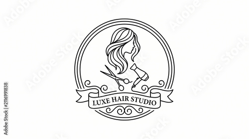 Hair Salon Beauty Studio Logo.