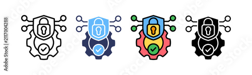 Information Security multiple icon