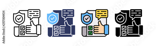 Information Assurance multiple icon