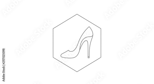 high heel shoe icon