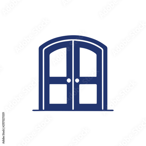 vector door on a white background