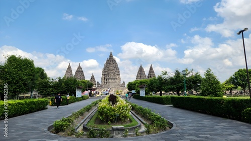 Fotografía Landscape View of Prambanan Temple Complex, Yogyakarta, Indonesia