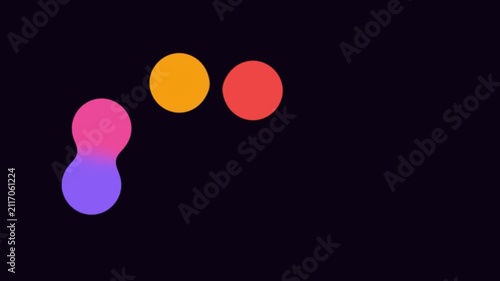 Organic Swirling Lava Lamp Liquid Blobs - Fusion Motion Loop