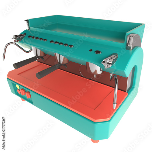 High-End Coffee Machine 3D Model