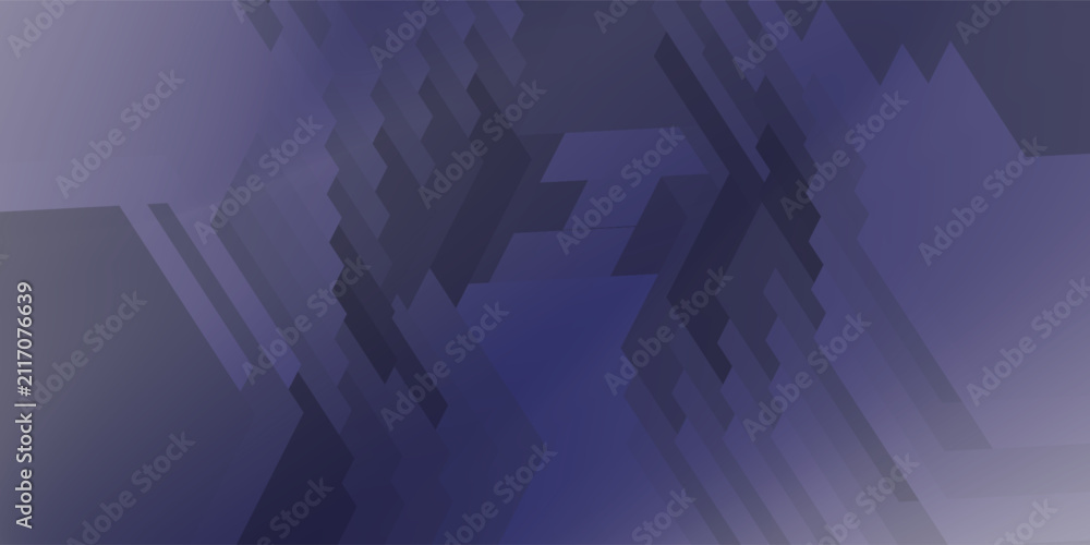 Fototapeta premium Minimal Blue Polygon Abstract Background with Soft Gradient and Transparent Geometric Layers