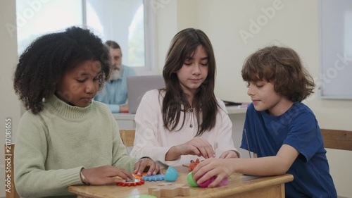 The children are interested in conducting experiments in the classroom.