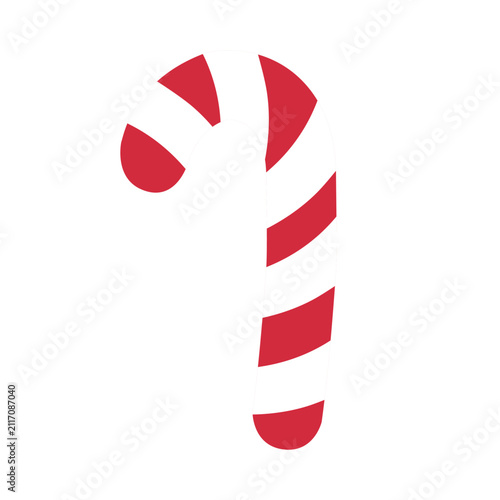 Candy cane red white striped christmas sweet treat snack