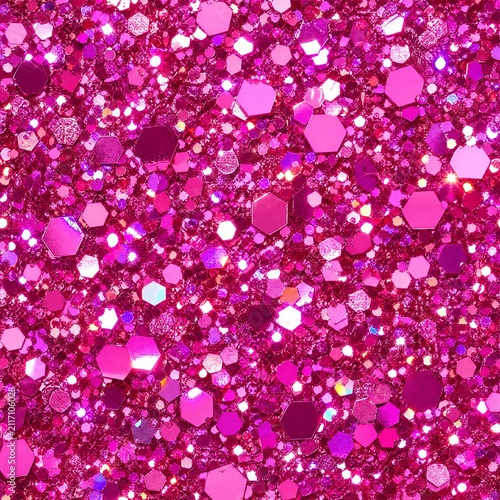 Vibrant magenta party glitter seamless texture, glamorous celebration background
