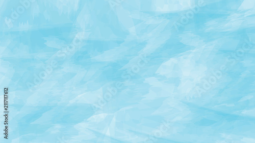 Quadro su tela Abstract light blue brushstroke background with soft textures resembling clouds