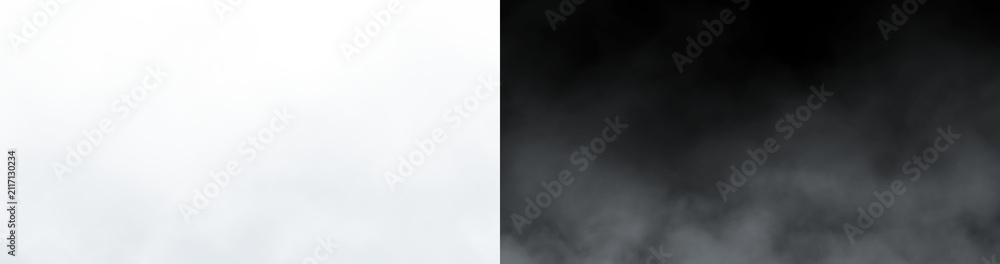 Obraz premium white fog PNG isolated on transparent background, realistic smoke and mist overlay for creative compositing, visual effects, photography and design