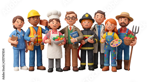 Smiling group of diverse friends and family holding hands together 