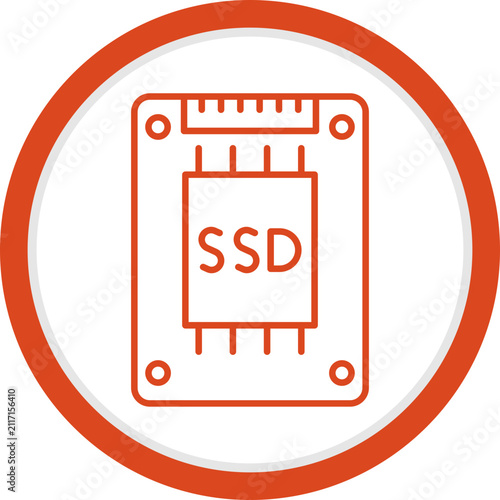 Plakat Ssd Vector Icon