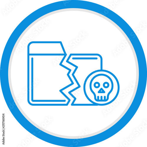 Infected Files Vector Icon