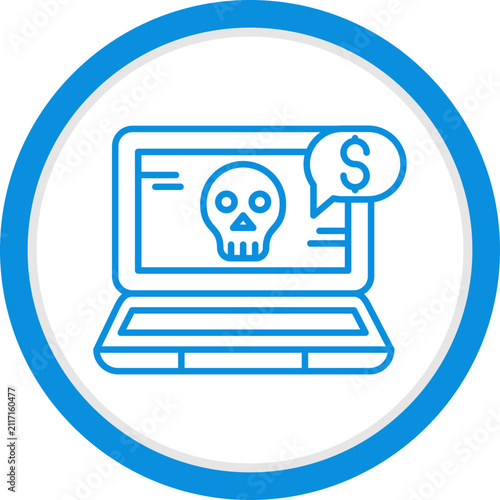 Online Fraud Vector Icon