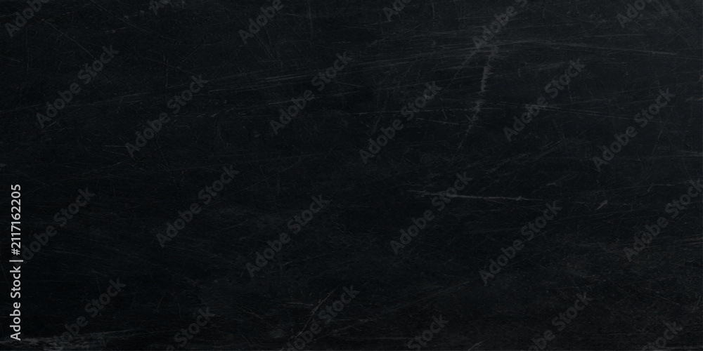 Fototapeta premium black wall texture with rough concrete surface and scratches or dark grunge black wall texture with cracked concrete surface and old stained grunge effect.