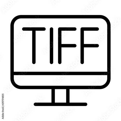 TIFF Vector Icon