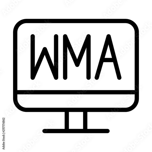 WMA Vector Icon