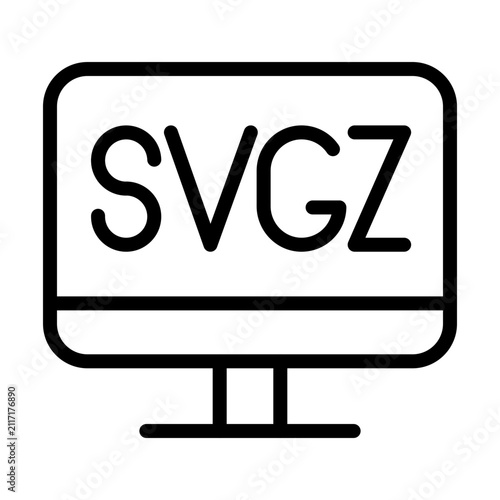 SVGZ Vector Icon