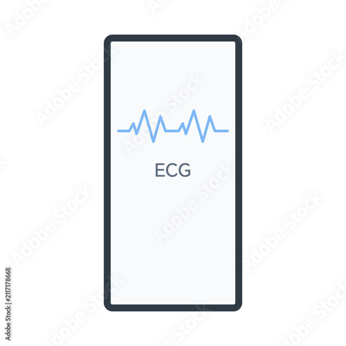 ECG mobile monitoring heart rhythm tracking digital health device
