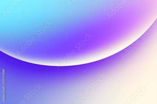 Colorful holographic gradient with smooth iridescent reflections and modern abstract design