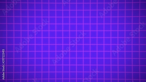 Retro Purple Digital Grid Game Background Animation Loop