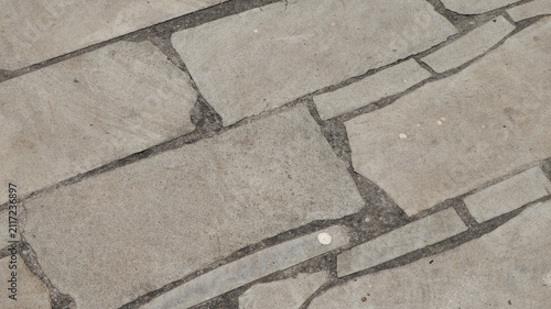 Canvas Print concrete block paving background