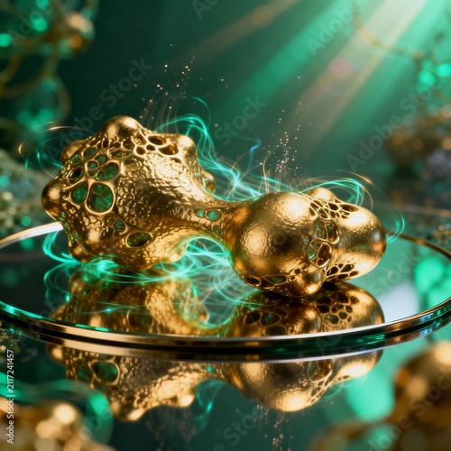 Golden Bio-Luminescence: Anamorphic Luxury