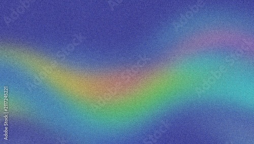Grainy gradient background with holographic wave, abstract lo-fi noise texture, retro vaporwave aesthetic backdrop lo-fi texture 4K grainy texture Background
