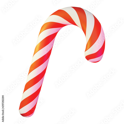 3d rendering icon Candy Cane
