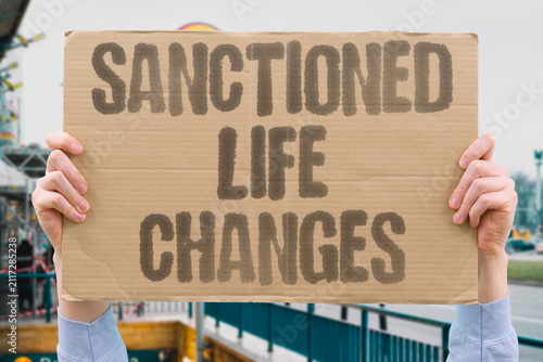 Принти на полотні "Sanctioned Life Changes" A listing immediately alters daily existence