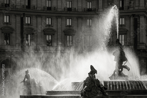 Photography Fontaine des naïades à Rome