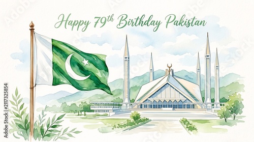 Pakistan Independence Day with National Monuments