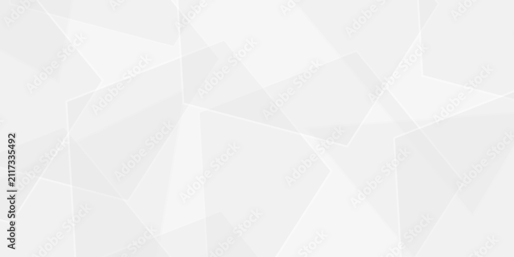 Obraz premium Abstract web business square space cube transparent paper geometric background. vector layer white and gray gradient material rectangle, shape web blank tech template background.