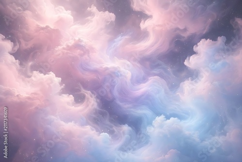 Dreamy pastel sky