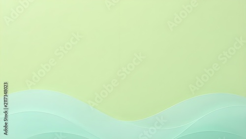 연한 연두색 톤이 부드럽고 은은하게 퍼지는 미니멀한 단색 배경 / Minimalist solid background where a light yellowish-green tone spreads softly and subtly