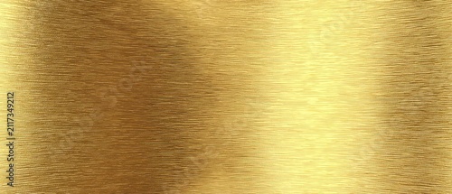 Brushed gold texture background with horizontal fine lines and gradient light