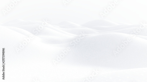 Принти на полотні Cold winter scene png with snowy mountains, frozen ground, natural snowfall and realistic environment illustration