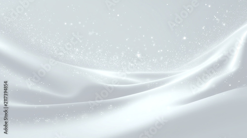 Foto Snowflake winter png with frosty particles, icy texture, falling snow effect and clean abstract landscape design