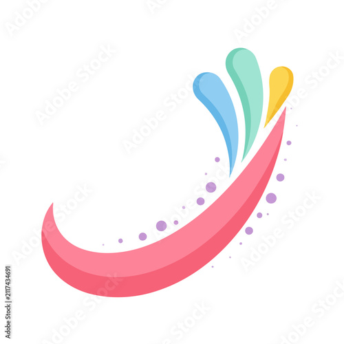 Colorful Abstract Shape Flat SVG Clipart