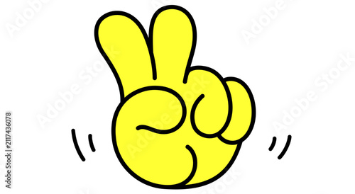 Peace, Victory. Hand sign. Gesture fingers. Creative peace victory hand gesture art, expressive peace victory hand gesture mark, palm finger arm graphic design elements. Vector Illustration