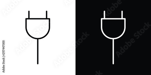 Fotografie Electrical plug icon