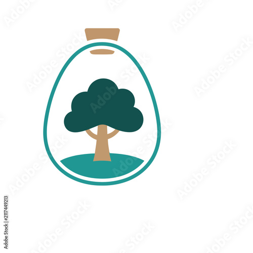 Tree in a Bottle Icon