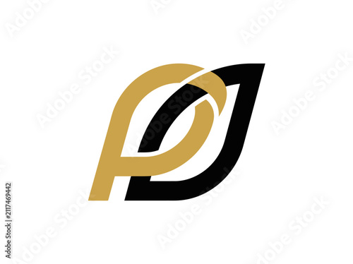 Elegant Brand Logo Abstract Intertwined Shapes Modern Design